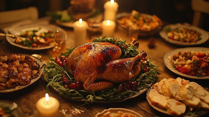 Free Festive Dinner Spread Image - Holiday, Feast, Dinner | Download at ...