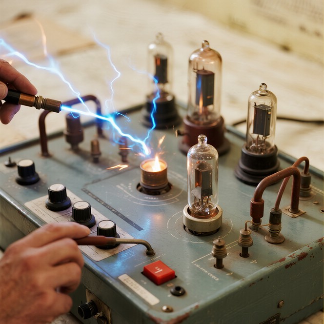 Free Vintage Electric Experiment Image | Download at StockCake