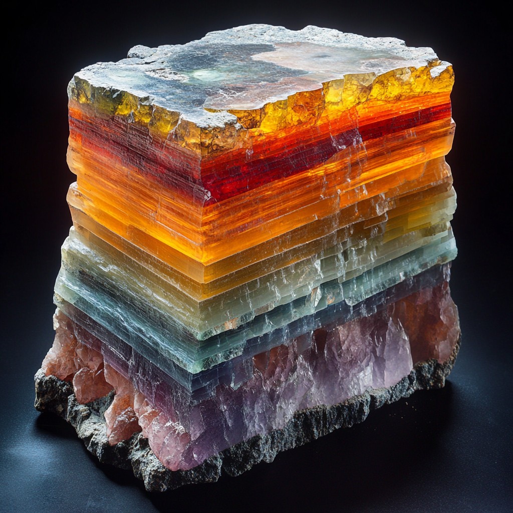 Free Colorful layered mineral Image - Mineral, Colors, Layered ...