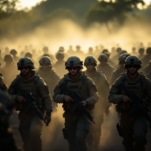 In Troops Free Dawn Military Formation Image - Military, Dawn, Formation ...