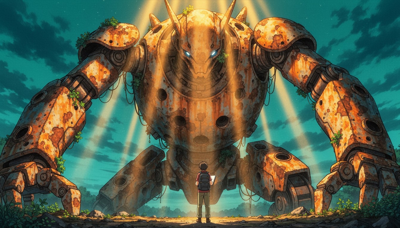 Free Giant Rusty Robot Image - Anime, Mech, Robot | Download at StockCake