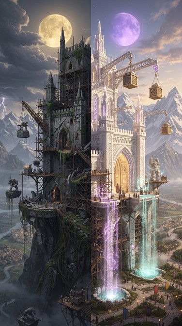 Free Ancient Castle Restoration Image - Fantasy, Castle, Fortress ...