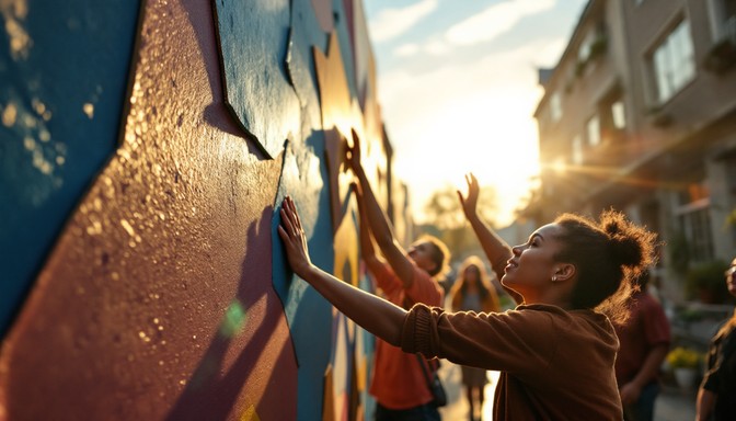 Free Community Creates Together Image - Mural, Community, Painting ...
