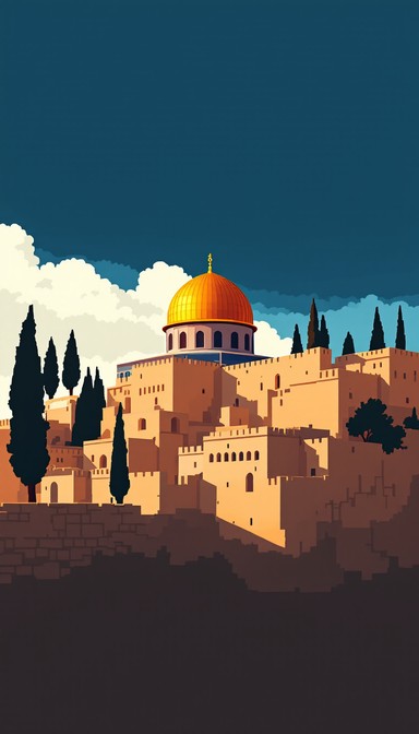 Free Jerusalem's Golden Dome Image - Jerusalem, Dome, Sunset | Download ...