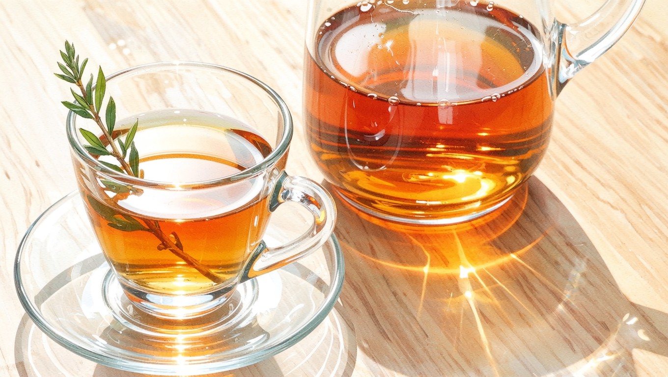 Free Golden Tea Moment Image - Watercolor, Tea, Beverage | Download at ...