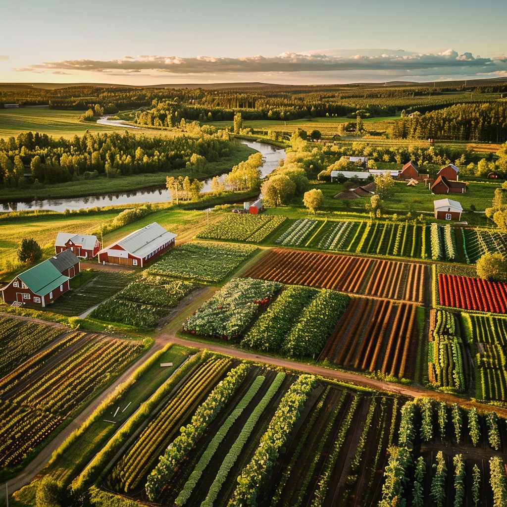 Java Rural Farm Sunrise Free Rural Farm Sunrise Image - Farm, Sunrise, Aerial | Download at ...