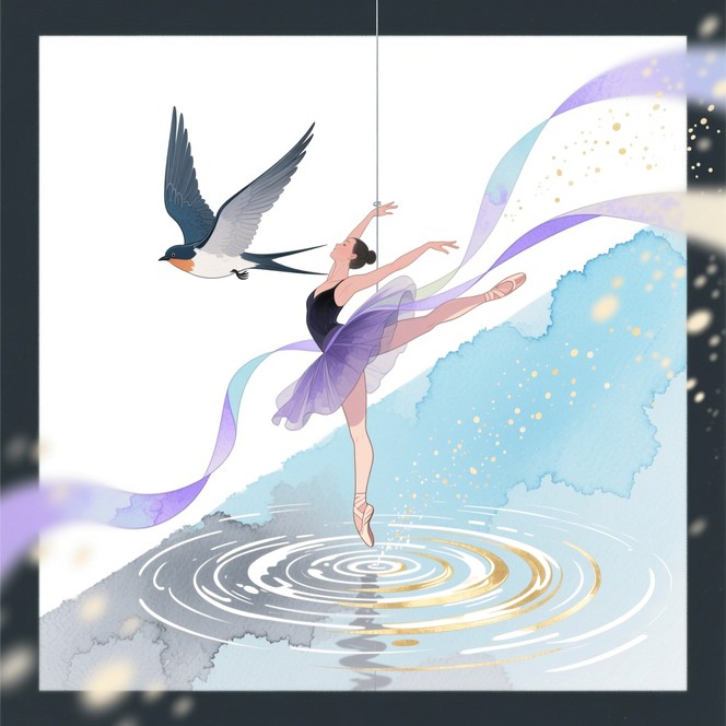 Free Dance Becomes Flight Image - Transformation, Ballet, Crane ...