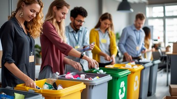 Recycle Collaboration Free Team Recycling Effort Image - Recycling, Community, Sustainability ...