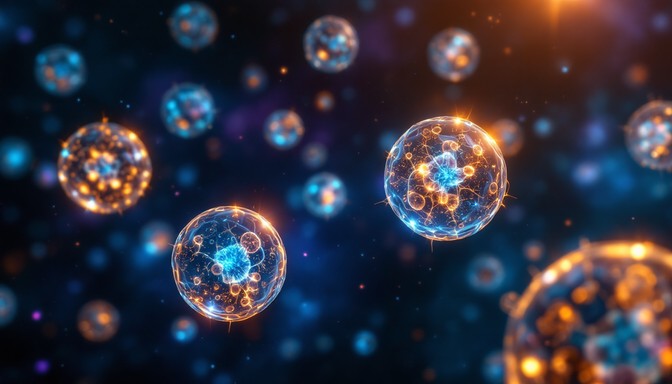 Free Cosmic cellular structures Image - Cosmic, Cellular, Glowing ...