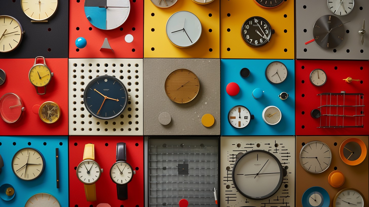 Free Colorful Clock Collection Image - Time, Clocks, Colorful ...