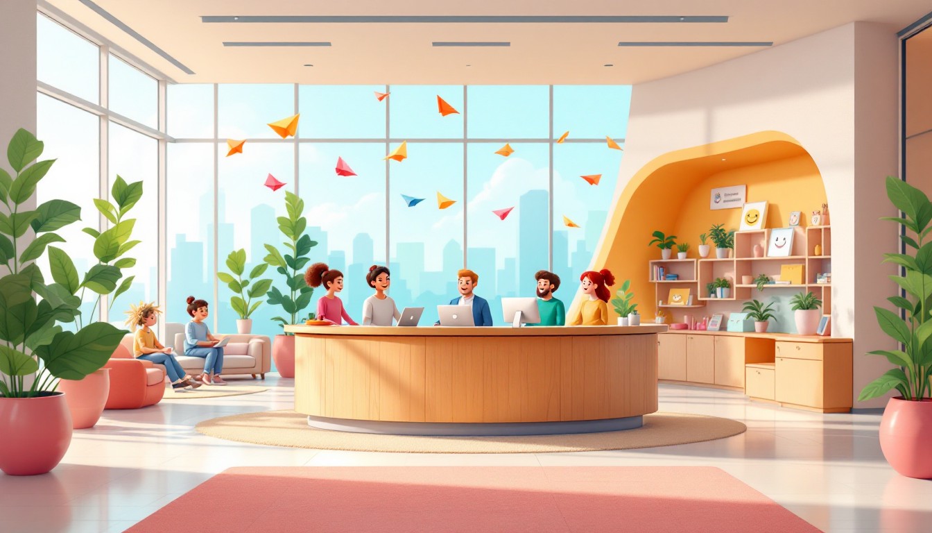 Free Welcoming Modern Reception Image - Reception, Modern, Lobby ...