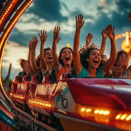 Free Exciting Roller Coaster Image - Amusement, Park, Coaster ...