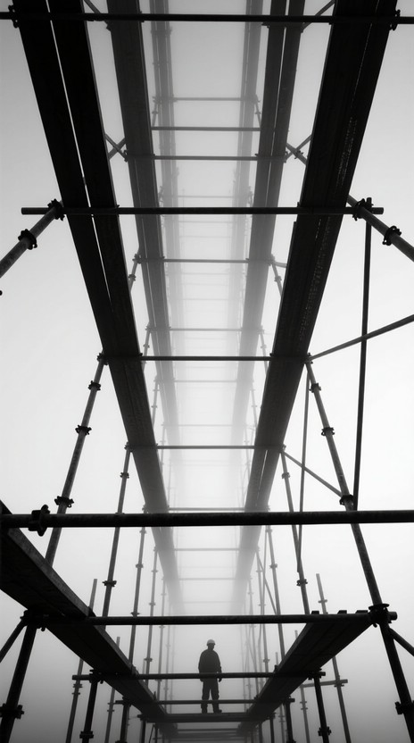 Fade Back Scaffold Examples Free Scaffolding Shadow Dance Image - Minimal, Geometric, Industrial ...