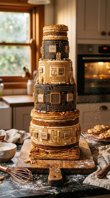 Free Circuit Board Cake Image - Baking, Cake, Dessert | Download at ...