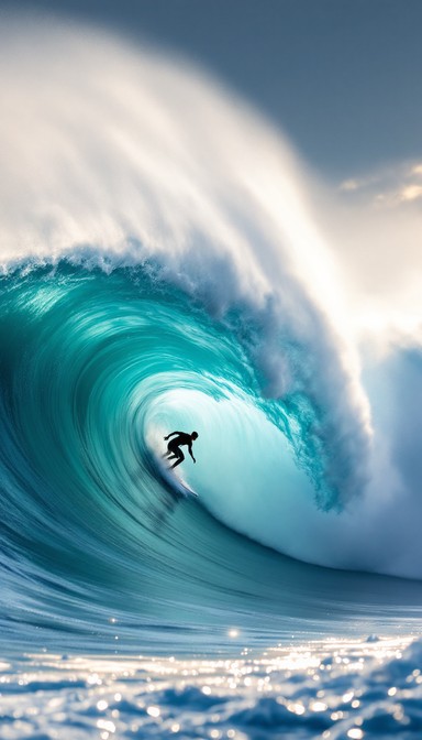 Exotic Wave Free Epic Wave Rider Image - Surfing, Wave, Ocean | Download at StockCake