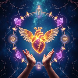 Heart Manipulation Free Mystical Heart Healing Image - Heart, Healing, Mystical | Download ...