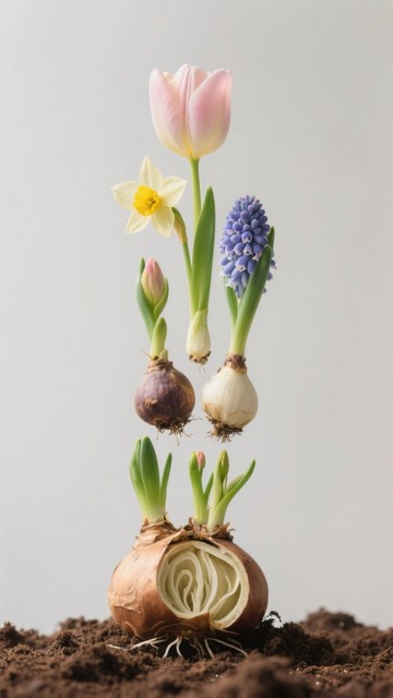 Free Blooming Bulb Progression Image - Tulips, Growth, Progression ...