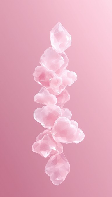 Translucent Pink Crystal Free Pink Crystal Stack Image - Crystal, Pink, Geometric | Download at ...