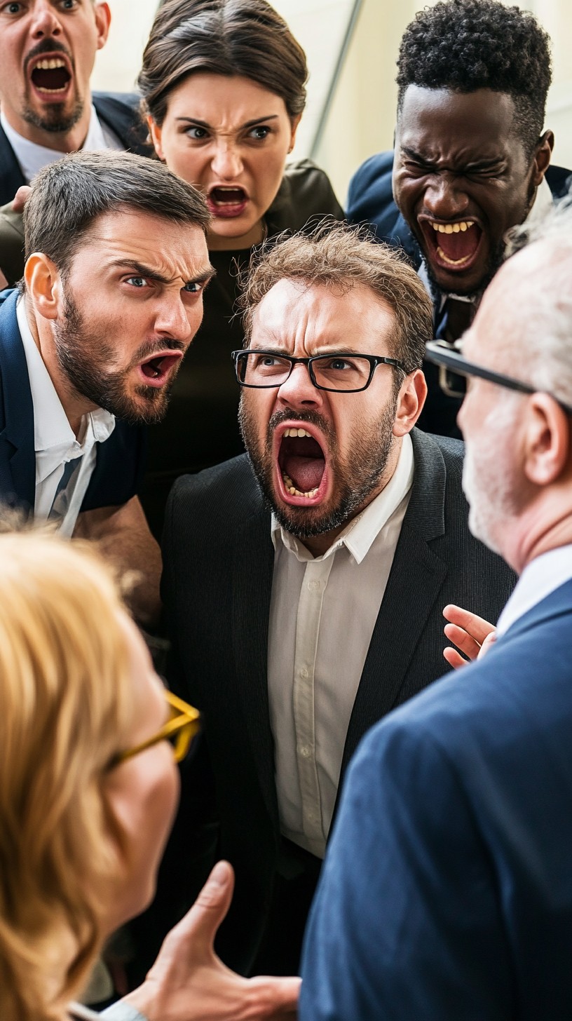 Free Intense group argument Image - Argument, Intense, Business ...
