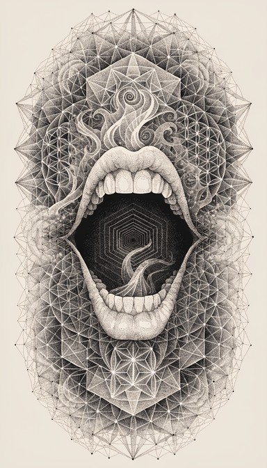 Free Sacred Geometry Mouth Image - Tattoo, Dotwork, Sacred | Download ...