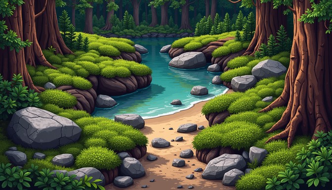 Free Tranquil Forest Stream Image | Download at StockCake