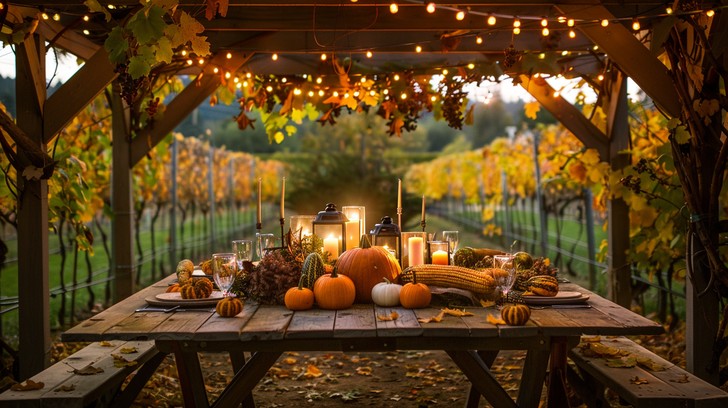 Free Autumn Dinner Setting Image | Download at StockCake