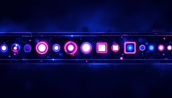 Free Glowing Interface Buttons Image - Watercolor, Illustration ...