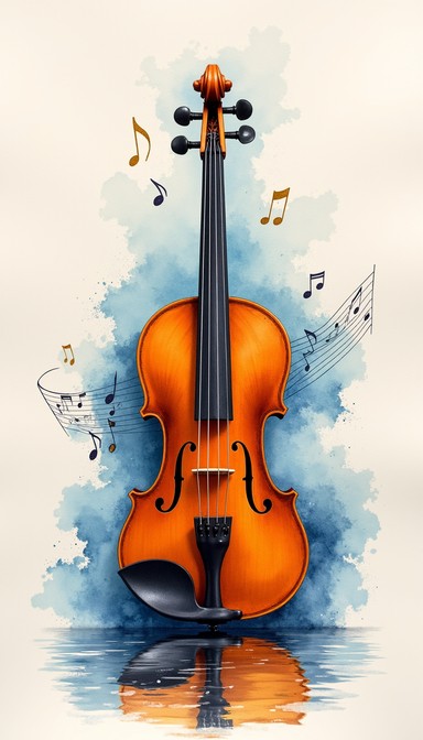 melodious-violin-reflection-