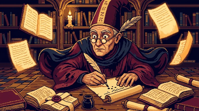 Free Ancient Library Scribe Image - Scribe, Scholar, Library | Download ...