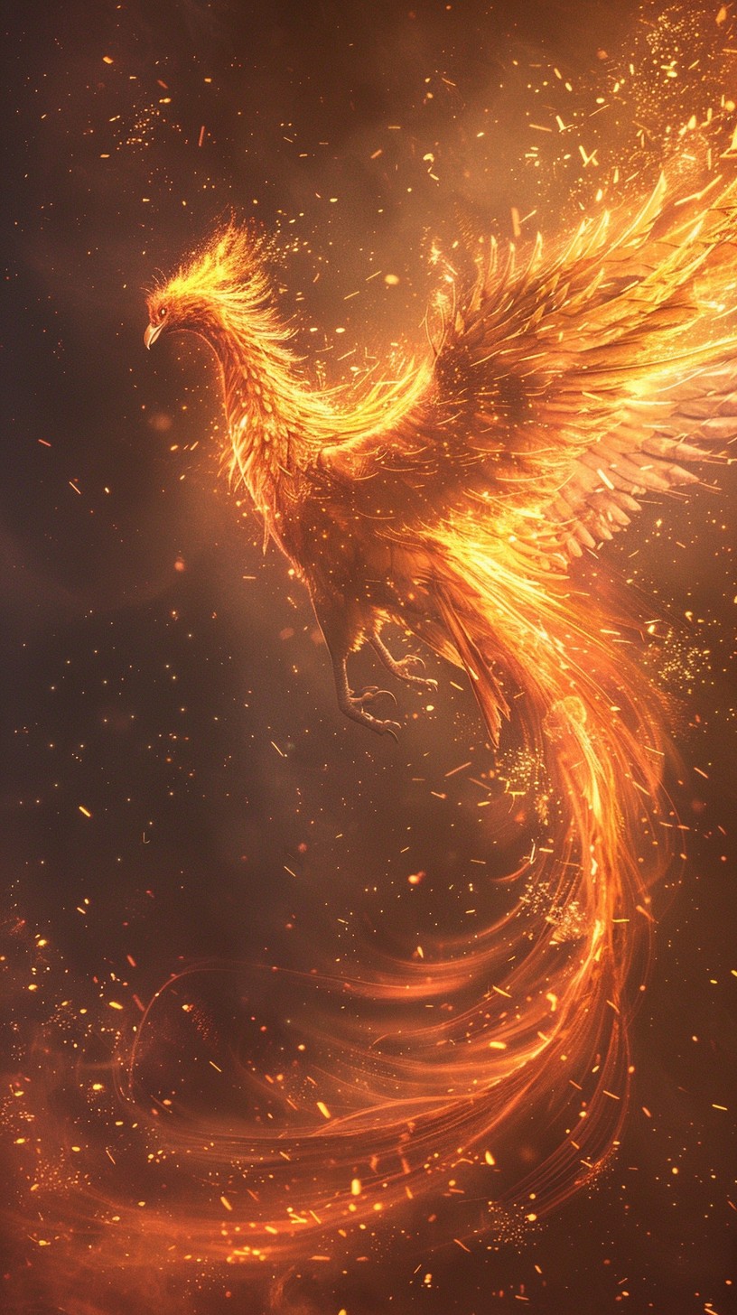 Free Fiery Phoenix Rises Image - Phoenix, Mythical, Fire | Download at ...