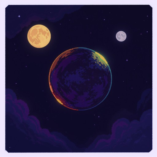 Free Cosmic Pixel World Image - Planet, Space, Pixelart | Download at ...