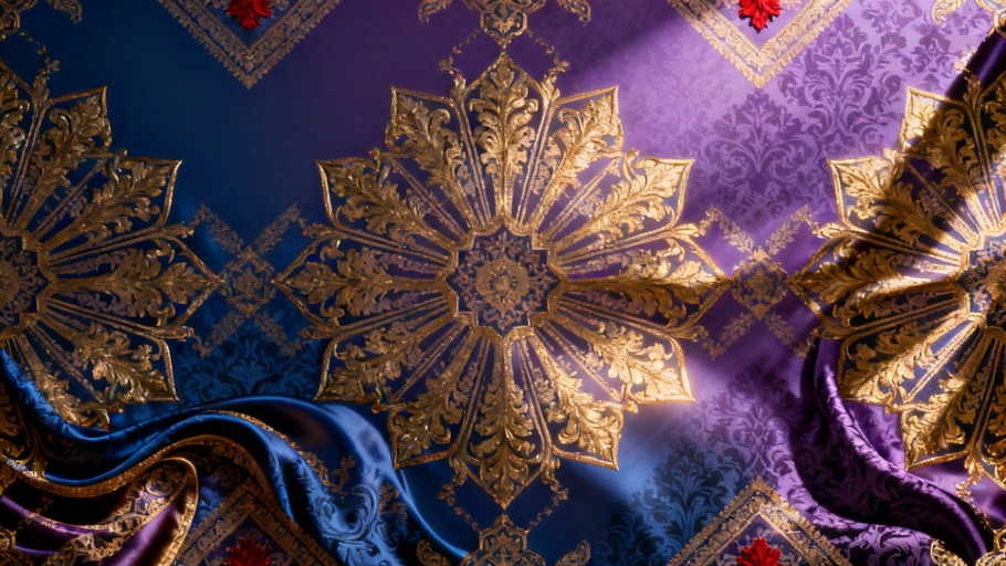 Free Royal Golden Elegance Image - Luxurious, Geometric, Filigree ...