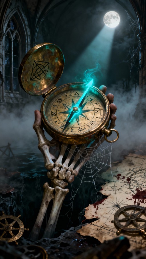 Free Submerged Compass Disintegrates Image - Underwater, Compass ...