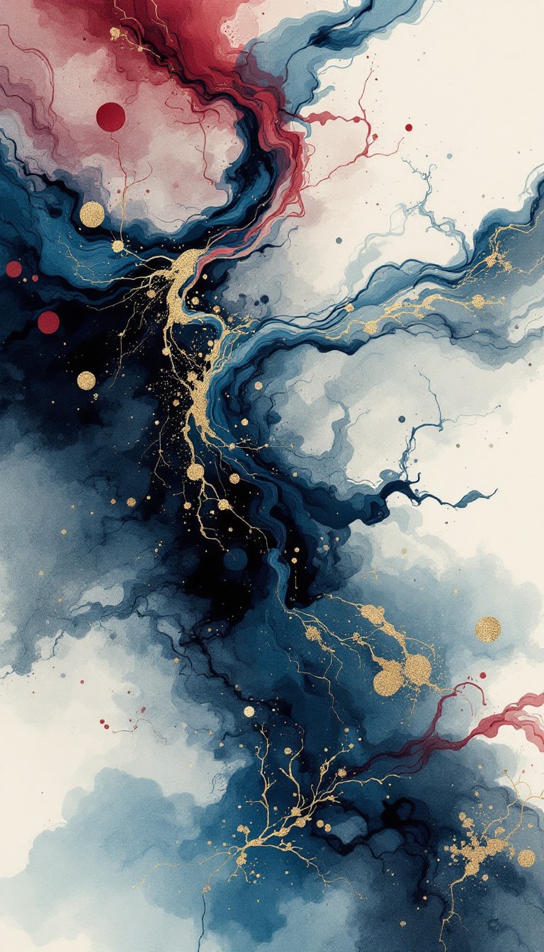 Free Celestial Ink Dance Image - Abstract, Fluid, Azure | Download at ...