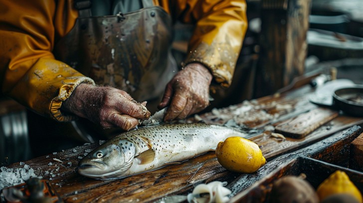 Free Fish Cleaning Process Image - Fish, Cleaning, Lemons | Download at ...