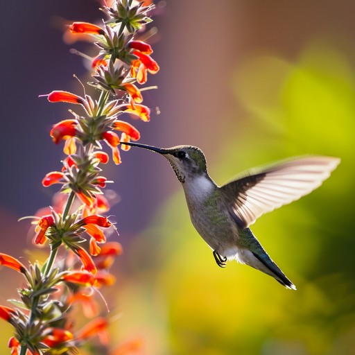 Free Hummingbird Nectar Feast Image - Hummingbird, Nectar, Flowers ...