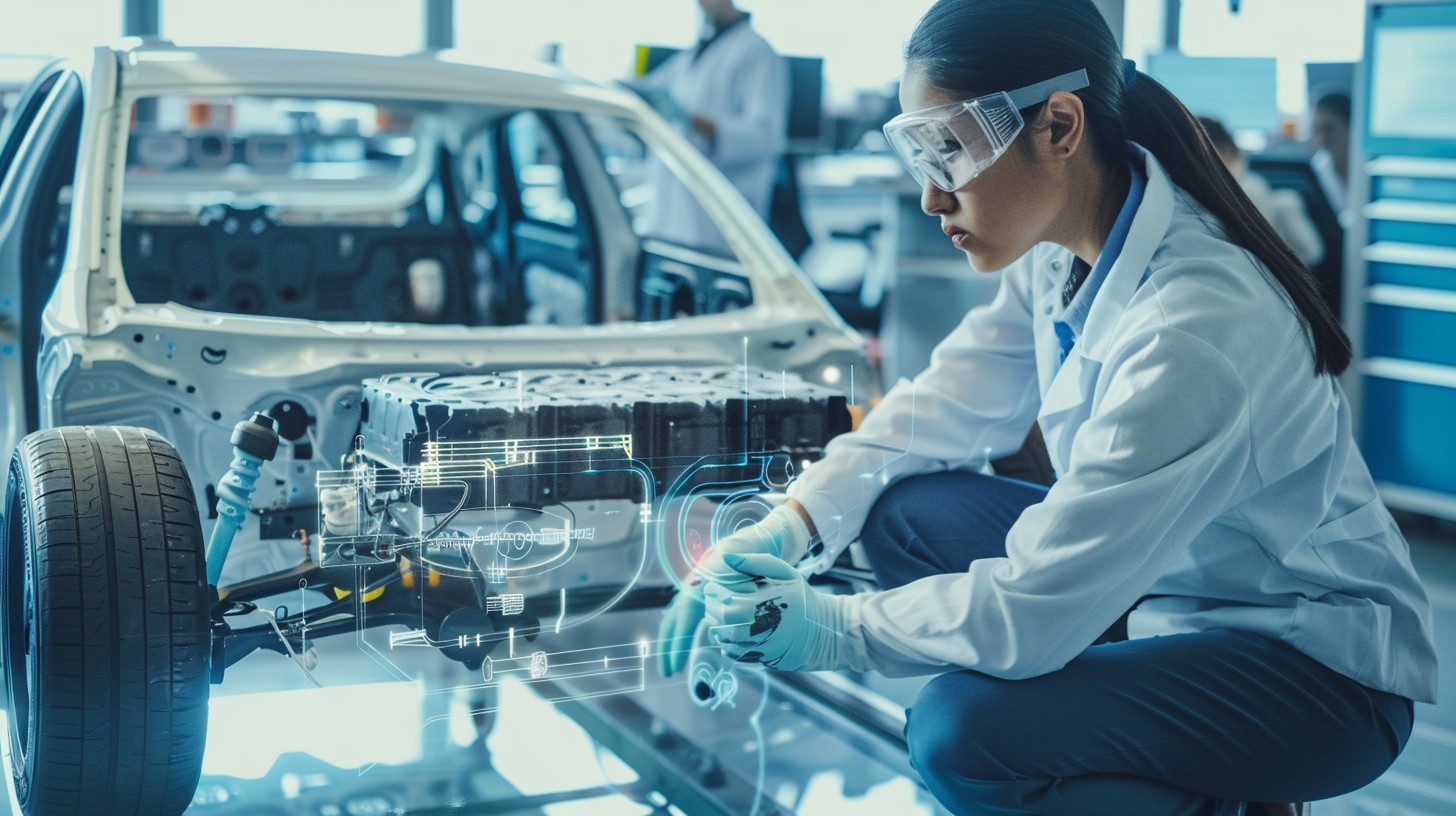 Engineering Car Inspection Free Engineer Inspects Vehicle Image - Engineering, Automotive, Quality ...