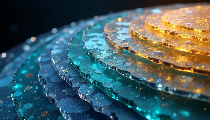 Free Dewy Spectrum Circles Image - Translucent, Circles, Gradient ...