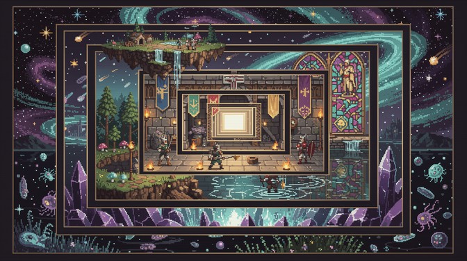 Free Infinite Pixel Journey Image - Pixel, Retro, Gaming | Download at ...