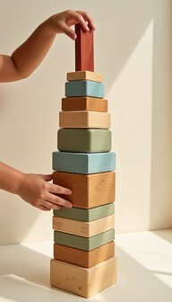 Free Colorful Wooden Stack Image - Blocks, Wooden, Stacking | Download ...