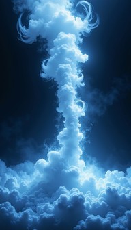 Steam Rising Draping Blue Free Mystic Steam Rising Image - Steam, Vapor, Mist | Download at StockCake