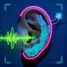 Bionic Ear Icon Free Bionic Ear Interface Image - Cyberpunk, Ear, Neon | Download at ...