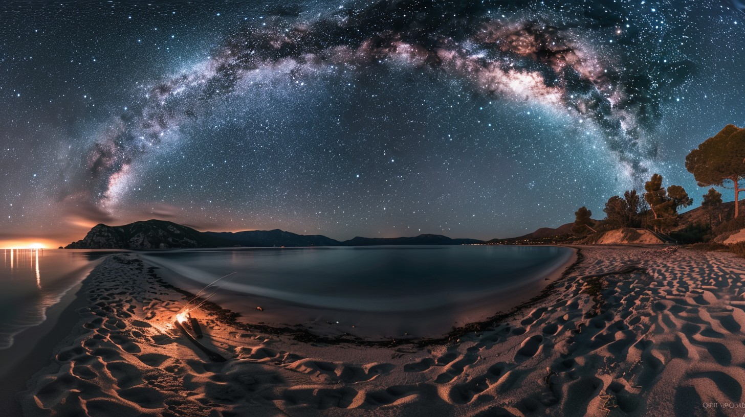 Free Starry Night Beach Image - Starry, Night, Beach | Download at ...