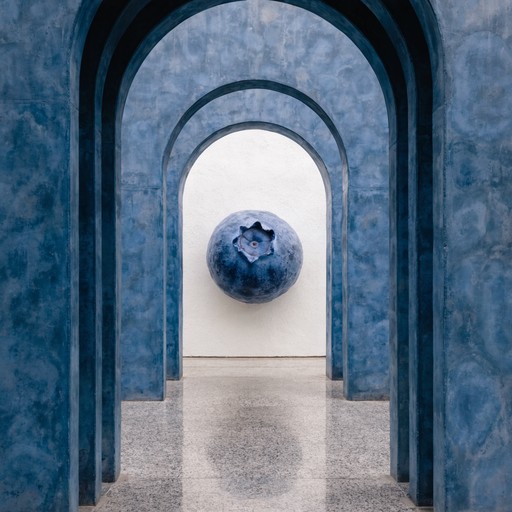Free Organic Blue Arches Image - Architecture, Minimal, Contemporary ...