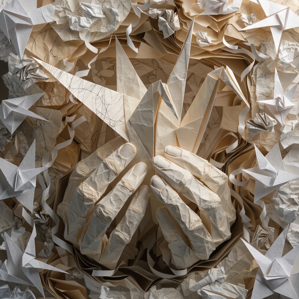 Free Paper Hands Creating Image - Origami, Papercraft, Sculpture ...