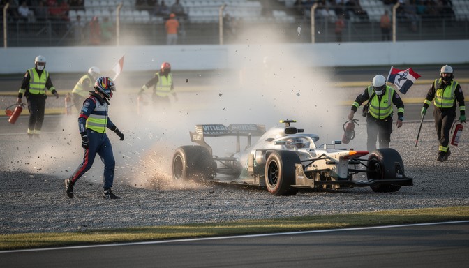 Free Spectacular Race Accident Image - Racing, Crash, Motorsport ...