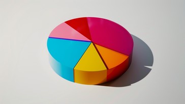 Free Colorful Pie Chart Image - Chart, Pie, Data | Download at StockCake