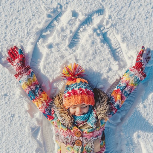 Free Joyful snow angel Image - Winter, Joy, Child | Download at StockCake