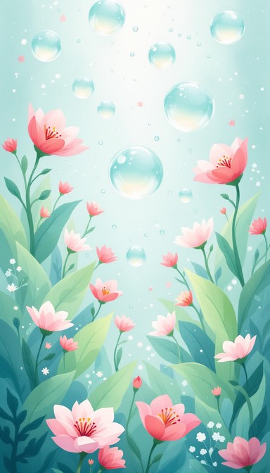 Free Magical Garden Dreams Image - Garden, Flowers, Pink | Download at ...
