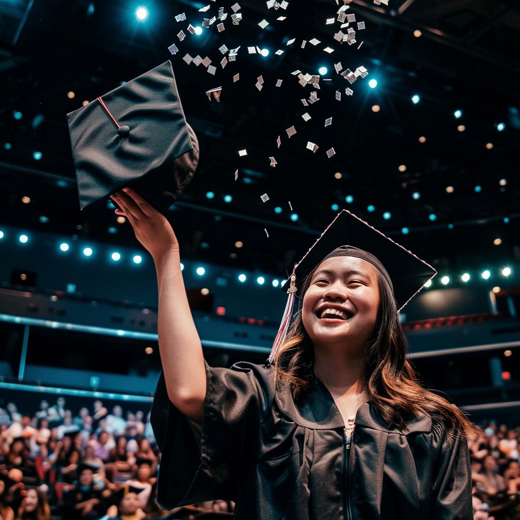 Graduating Moment Free Graduation Joyful Moment Image - Graduation, Celebration ...